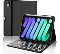Tastiera Coperchio Bluetooth per iPad Mini 7 Generazione 8.3" 2024 - Con Slot a Penna, Italiano QWERTY Tastiera Ergonomica Portatile Magnetica Staccabile per iPad Mini 6a/7a Gen 8.3" (Retroilluminata)