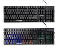 TASTIERA DA GAMING RGB COLORATA GIOCO USB CABLATA PC COMPUTER FISSO A MEMBRANA