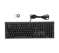 Tastiera da gioco, 108 tasti Tastiera da gioco meccanica RGB MK7 Tastiera per computer cablata con rollover a N tasti, 15 tipi di luce mista colorata, per computer, desktop, con poggiamano small gift