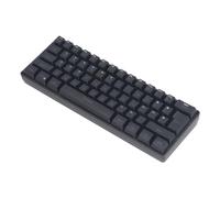 Tastiera da Gioco 60%, Teclado Gamer Tastiera Wireless Cablata RGB Retroilluminata Tastiera a 3 modalità Silenziosa 61 Tasti 2.4G per Laptop, Telefono, Tablet (BLACK)