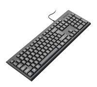 Tastiera da gioco a grandezza naturale cioccolato keycap computer silenzioso 104 tasti tastiere con filo per PC desktop ufficio membrana leggera