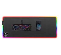 Tastiera da gioco con layout italiano Combo mouse Tastiera da gioco USB retroilluminata con retroilluminazione RGB + 2400 DPI 6 pulsanti Mouse da gioco LED ottico + tappetino per mouse RGB XXL