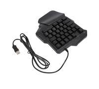 Tastiera da Gioco con una Sola Mano, Mini Tastiera da Gioco Ergonomica Retroilluminata RGB a 35 Tasti, Pad da con Poggiapolsi per PC 8 7 Vista ME OS X