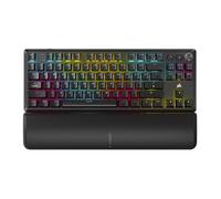 Corsair K70 Pro TKL RGB Tastiera da gioco cablata magnetica-meccanica - Interruttori regolabili MGX Hyperdrive pre-lubrificati - Trigger rapido - Frequenza di interrogazione 8.000 Hz - AZERTY - Nero