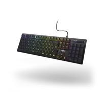 Tastiera da gioco "Exodus 910 Low Profile", interruttori rossi, nero, QWERTZ DE