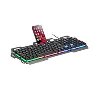 TASTIERA DA GIOCO LUCI LED RGB USB GAMING KEYBOARD MAC OS WINDOWS