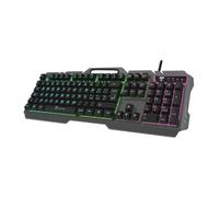 TASTIERA DA GIOCO MECCANICA IN METALLO LUCI LED RGB USB GAMING KEYBOARD WINDOWS