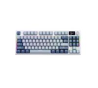 Tastiera da gioco meccanica K86 87 Interruttore blu personalizzabile hot-swap wireless cablato RGB 2.4G compatibile con vari sistemi(B)