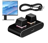 Tastiera da gioco meccanica Rii - Tastiera, Nebulosa magnetica a doppia guida intercambiabile con effetto Hall, Switch per Win Linux, Batteria ricaricabile | per il programma personalizzat