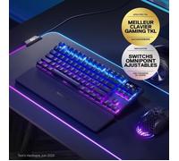 Tastiera da gioco meccanica - STEELSERIES - APEX PRO TKL WIRELESS (2023) - Senza tastierino numerico - Cablata - Con interruttori regolabili - Nera