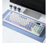 Tastiera da gioco meccanica tri-modalità RGB wireless LANGTU L98 (blu)