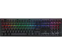 Tastiera da gioco PBT retroilluminata Ducky One 2 MX Speed Silver LED RGB - nera (US) (DKON1808ST-PUSPDAZT1) NEW