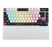 Tastiera da gioco personalizzata ROG Azoth X Snow 75% con interruttori meccanici ROG NX V2 sostituibili a caldo, keycap sublimati e semitrasparenti