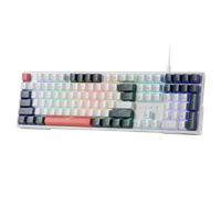 Tastiera da gioco Redragon K668 RGB, tastiera meccanica cablata a 108 tasti con presa sostituibile a