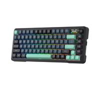 Tastiera da gioco Redragon K724 PRO con guarnizione wireless con schermo e manopola, tastiera meccanica a 131 tasti, interruttori Mint Mambo