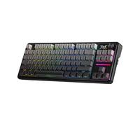 Tastiera da gioco Redragon K743 PRO GB 80% Guarnizione RGB con schermo TFT tipo 1,14'' e manopola, tastiera meccanica a 84 tasti, rumore a 5 strati