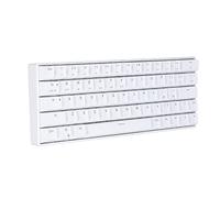Tastiera da gioco, tastiera per computer RGB dal design ergonomico per giochi per la casa per l'ufficio Interruttore marrone