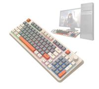 Tastiera da illuminata cablata, tastiere da per PC meccaniche Incandescente | Tastiera meccanica retroilluminata per computer desktop, studenti, amanti dei giochi, utenti di
