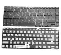Tastiera DE Nero Senza cornice, Foil con illuminazione compatta per HP ProBook 445 G2
