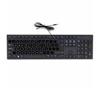 Tastiera Dell Kb216 08vxm3 0rx6rm Cavo Usb + Adesivi Layout Inglese Us Qwerty_