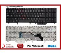 Tastiera DELL Latitude E6520 E6530 E6540 Precision M4600 M4800 Nera Adesivi ITA