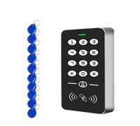 Tastiera di controllo accessi autonoma Sistema tastiera Copertura impermeabile Controller esterno Lettore schede EM, Vestibilità standard europea(A1D-10BKey)