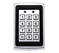 Tastiera di controllo accessi in metallo RFID Copertura antipioggia impermeabile Apriporta esterno Copertura del di chiusura elettronica Portachiavi EM4100,Sicurezza(B02 with 10 Keys)