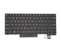 Tastiera di nuova qualità per Lenovo ThinkPad T470 T480 QWERTY con layout USA antiaderente compatibile con PN: 01HX488, 01HX447, 01HX487, 01AX516, 01HX527, 01AX527, 01AX598