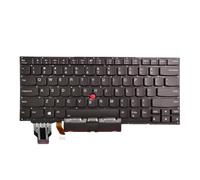Tastiera di ricambio compatibile con Lenovo Thinkpad X1 Carbon 7th Gen 2019, 8th Gen 2020 Type 20QD 20QE 20R1 20R2 20U9 20UA / X1 Yoga Gen 4 2019, X1 Yoga Gen 5 2020 con retroilluminato con puntatore