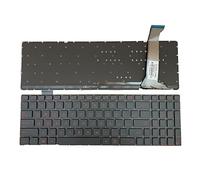 Tastiera di ricambio per computer portatile, layout statunitense, retroilluminazione rossa per ASUS GL552 GL552J GL552V GL552VL GL552VW GL552VX GL552JX ROG GL752 GL752V G771 ZX50 9Z.N8BBU.SOS TEC48