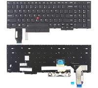 Tastiera di ricambio per computer portatile, versione americana per Lenovo Thinkpad E580 E585 E590 E595 T590 P53S L580 L590 P52 P72 P53 P73