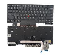 Tastiera di ricambio per laptop con layout statunitense, per Lenovo ThinkPad T14 Gen 1 2020 20UD 20UE 20S0 P14s Gen1, P14s T14 Gen2, colore: Nero