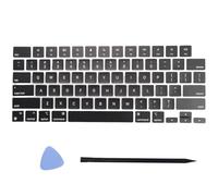 Tastiera di ricambio set completo di tasti e strumento adatto per MacBook Air 13,6" modello A2681 EMC 4074 MLY33LL/A MLY43LL/A 15,3" modello A2941 EMC 8301 MQKW3LL/A (M2) metà 2022 2023 anno (nero)