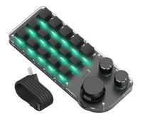 Tastiera di scelta rapida, tastiera di copia e incolla | Tastiera a una mano programmabile a 15 chiavi,KeyPad macro multifunzionale, accessori di lavoro e di gioco per PC, computer, laptop