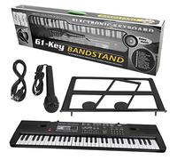 Tastiera Digitale 61 Tasti Organo Elettronico Portatile con Microfono Ideale per Bambini Principianti Promuove Sviluppo Ascolto e Interesse Musicale