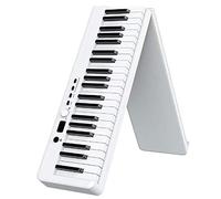 Tastiera digitale a 88 tasti, pianoforte elettrico portatile Bluetooth, pieghevole, con batteria da 1750 mAh, pedale di sostegno e borsa per pianoforte/controller USB/MIDI, per principianti, bambini e
