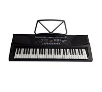 Tastiera digitale per pianoforte, 54 tasti, tastiera elettronica per pianoforte, nera, 75,5 x 28,9 x 9,2 cm