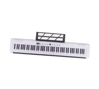 Tastiera Digitale Per Principianti Organo Elettronico Professionale A 88 Tasti Pianoforte Elettronico Portatile Tastiera Musicale Per Principianti Adulti(White,Set1)