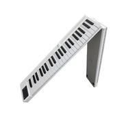 Tastiera Digitale Per Principianti Pianoforte Elettronico 88 Tasti Portatile E Facile Da Imparare Strumento Professionale(White)