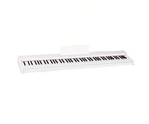 Tastiera Digitale Per Principianti Pianoforte Elettronico A 88 Tasti Per Principianti Organo Elettronico Strumenti A Tastiera Professionali Per Adulti Pianoforti Portatili Con Step(White)