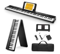Tastiera Digitale Per Principianti Pianoforte Elettronico Pieghevole A 88 Tasti Tastiera Portatile Pratica All'aperto Pianoforte Pieghevole Per La Casa