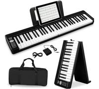 Tastiera Digitale Per Principianti Pianoforte Pieghevole Portatile A 61 Tasti Per Principianti Pianoforte Elettronico Pieghevole MIDI Per La Casa