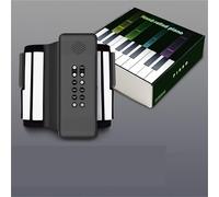 Tastiera Digitale Per Principianti Tastiera Elettronica Portatile Pieghevole MIDI In Silicone Spesso Con 88 Tasti Arrotolata A Mano(Style 2)
