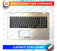 TASTIERA DORATA ORIGINALE ASUS X542UR-GQ030 TOPCASE ORO DORATO GOLD