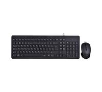 Tastiera e mouse cablati HP 150