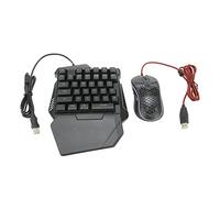 Tastiera e mouse combinato, convertitore tastiera e mouse 4 in 1, mouse RGB per tastiera da gioco e supporto per telefono regolabile, convertitore per mouse da gioco cablato per