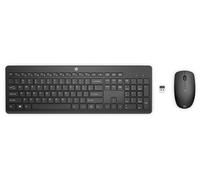 HP 230 Combo Tastiera e Mouse Wireless con Dongle USB-A a 2,4 GHz, Digitazione Silenziosa, Tasti Scelta Rapida e 12 Funzioni, Tastierino Numerico, Mouse a 1600 DPI, Rotella Scorrimento, Nera