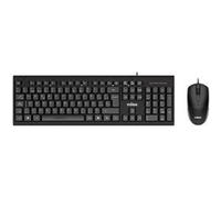 Nilox Tastiera e mouse NXKME0011 Nero QWERTY Spagnolo