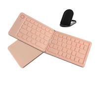 Tastiera e mouse pieghevoli, 2,4 G+, ricaricabile, portatile, pieghevole, tastiera mouse combinata per viaggi QWERTY UK, connessione wireless