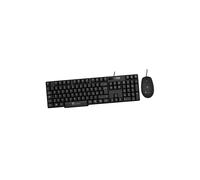 Tastiera e Mouse USB Neri - Kit per Computer di Alta Qualità QWERTY IT
